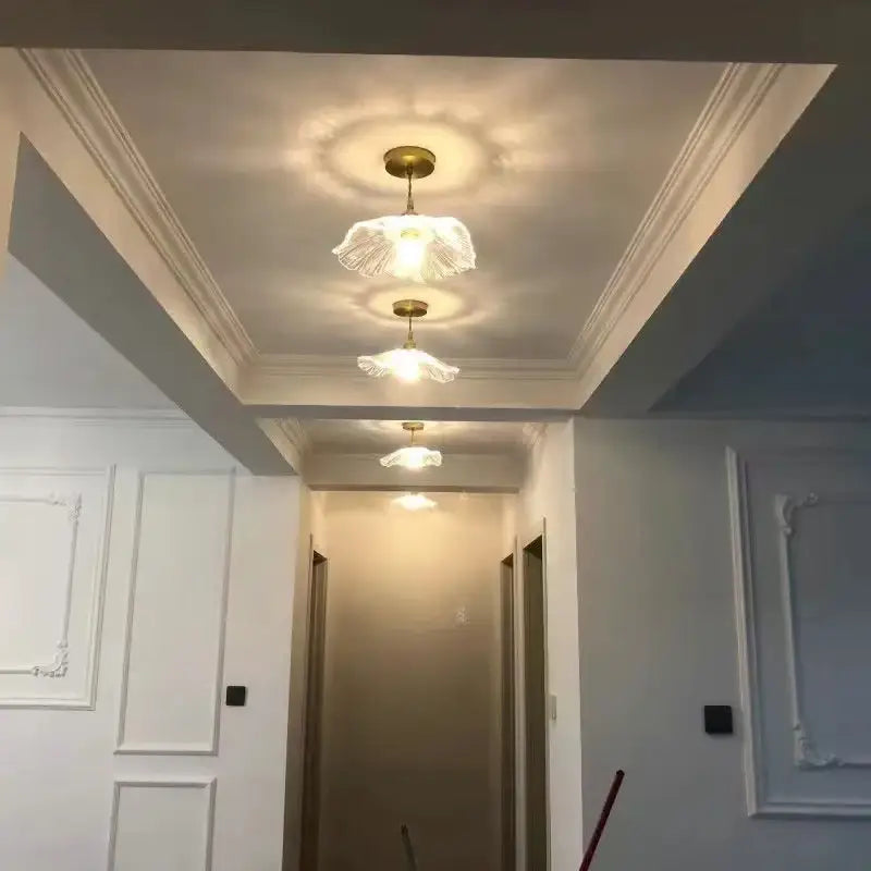 Three elegant translucent glass pendant e27 ceiling lights with gold fixtures for modern nordic home interiors