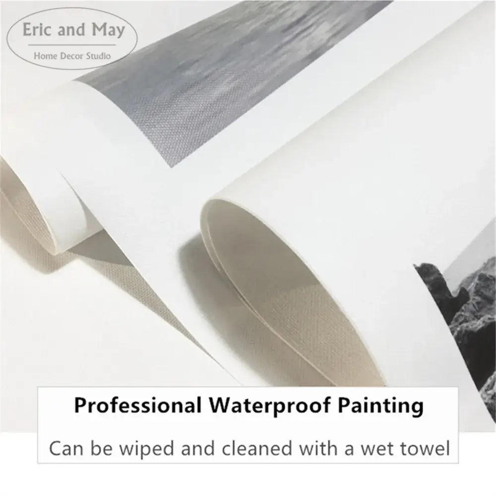 Gray and white abstract wallpaper roll from eric and may home decor studio for monaco grand prix race track wall art