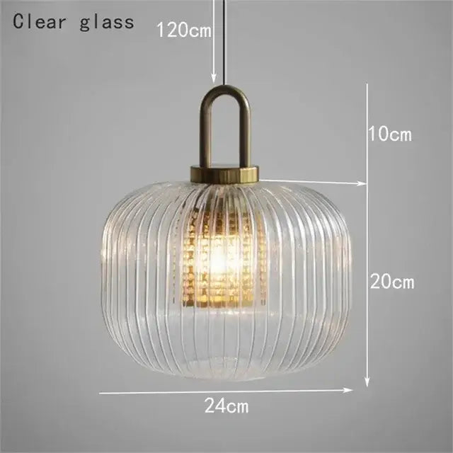 Decorbites™ nordic deer head wall lamp with clear glass pendant light and brass-finished head wall lamp fixture