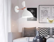 DecorBites™ nordic plug-in wall sconce with copper articulated arm features easy installation and compact size makes it ideal