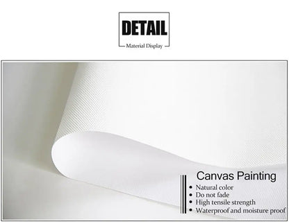 White canvas wall art with textured woven fabric surface featuring pastel smiley flower design decorbites™