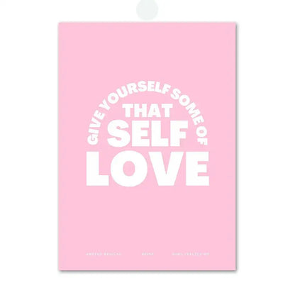 Pink angel number poster featuring bold white text on a pink rectangular decorbites gallery wall art piece
