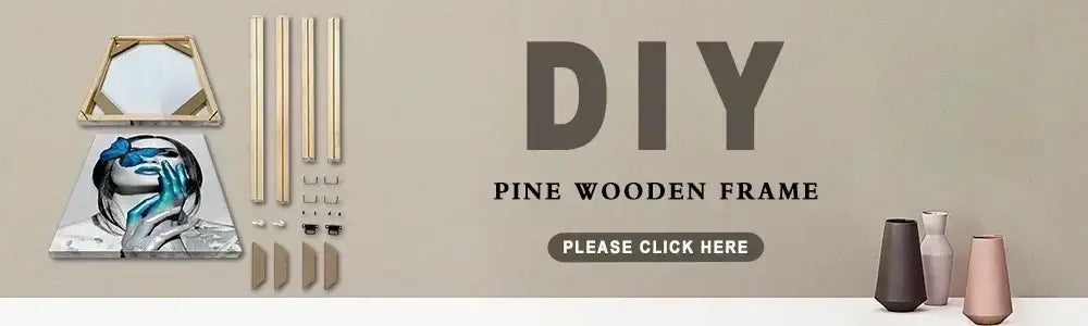 Diy pine wooden frame kit with geometric mirror and pink bows decorative pieces for decorbites wall art set