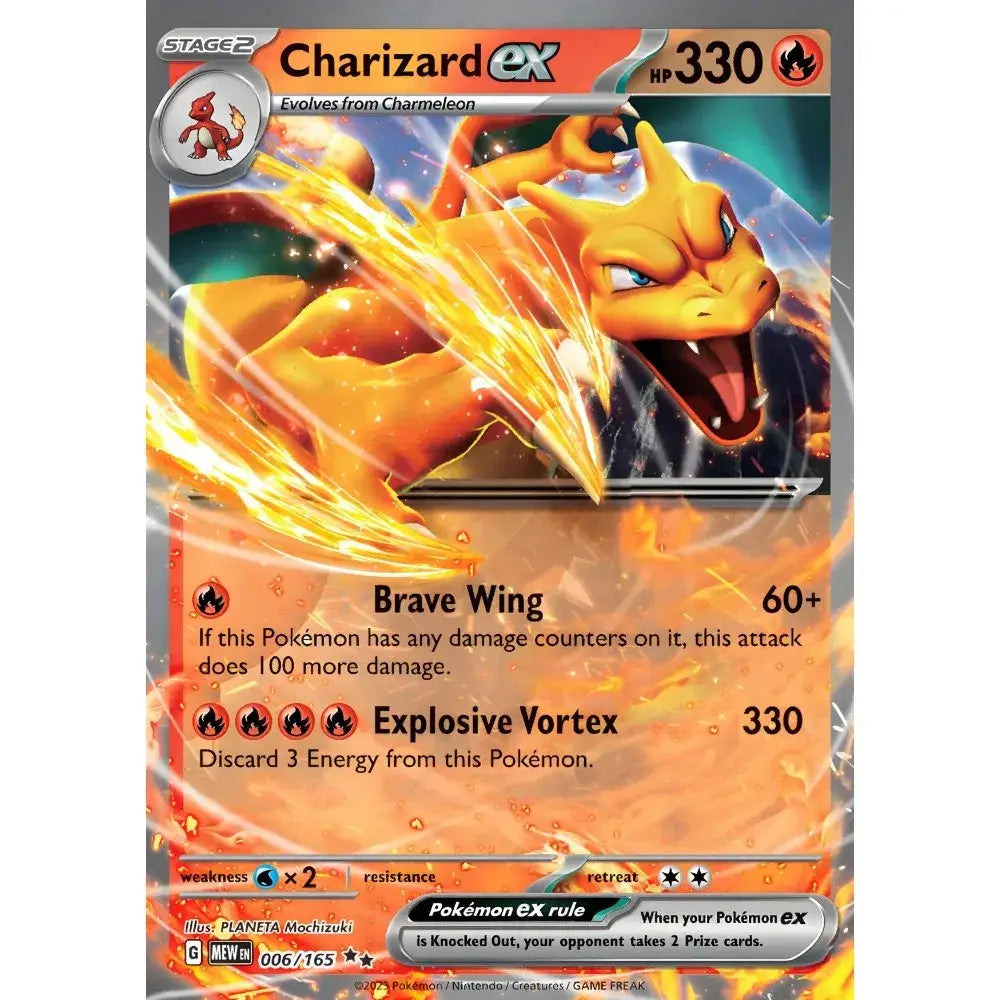 Decorbites™ rare japanese anime charizard cartoon card poster featuring fiery orange and yellow charizard in mid-flight