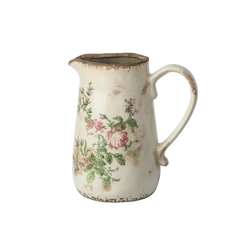 Retro Nordic Ceramic Vases for Home Decor - Vase