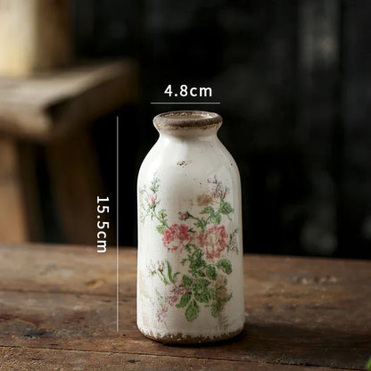 Retro Nordic Ceramic Vases for Home Decor - B - Vase