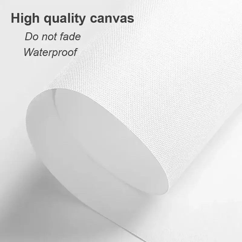 White high-quality textured canvas for durability in decorbites™ retro wall art posters set queen of hearts collection