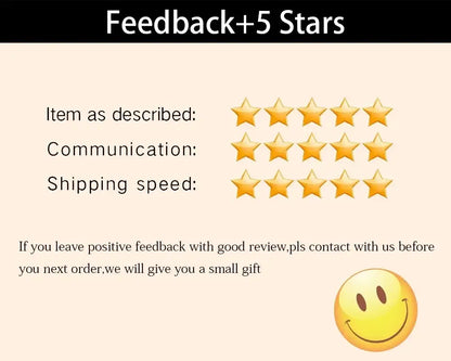 Five-star customer feedback graphic with golden stars and smiling face for decorbites serene beach watercolor illustration canvas print