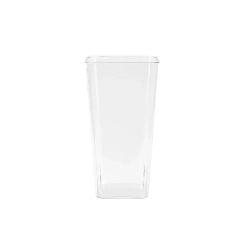 Clear plastic tumbler with rectangular shape and tapered sides from decorbites shatterproof clear acrylic cylinder vase