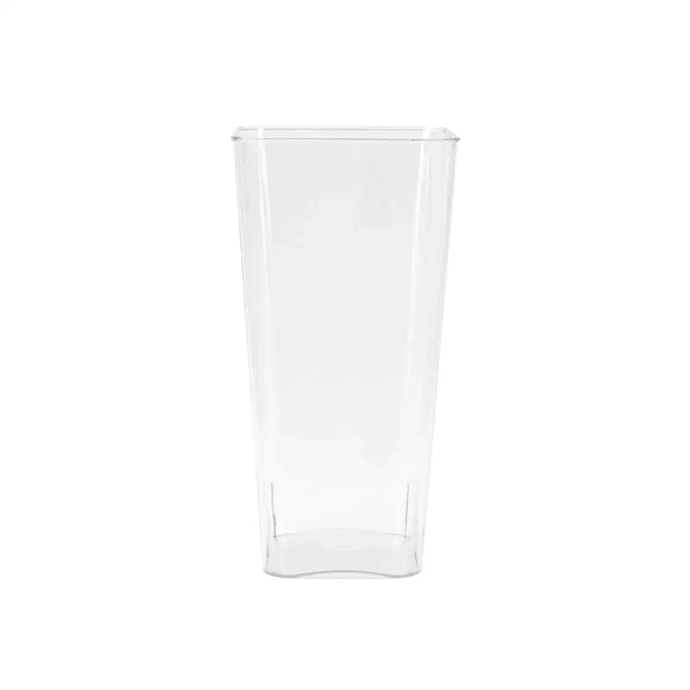 Decorbites™ shatterproof clear acrylic cylinder vase with smooth transparent sides and a clear acrylic cylinder design