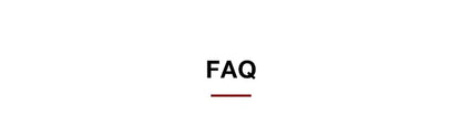 Black faq text with a red underline on white background featured in DecorBites™ vintage human anatomy canvas art print