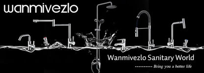 Silver-toned DecorBites™ waterfall bathroom basin faucet with sleek designs and flexible shower heads for hot and cold water mixing