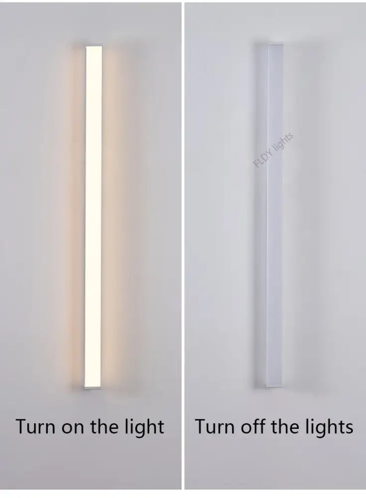 Modern minimalist DecorBites™ waterproof LED outdoor wall light with sleek white rectangular design and warm ambient light