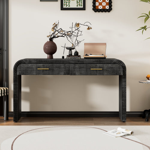 Black Vintage Console Table