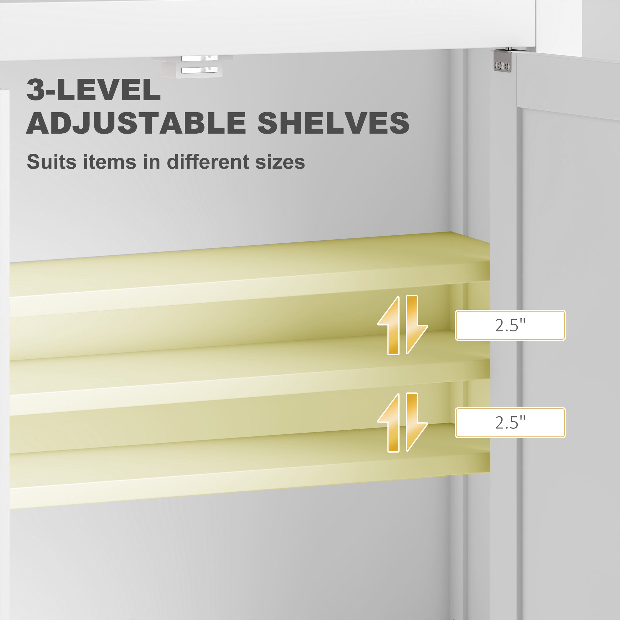 White Bathroom Wall Cabinet