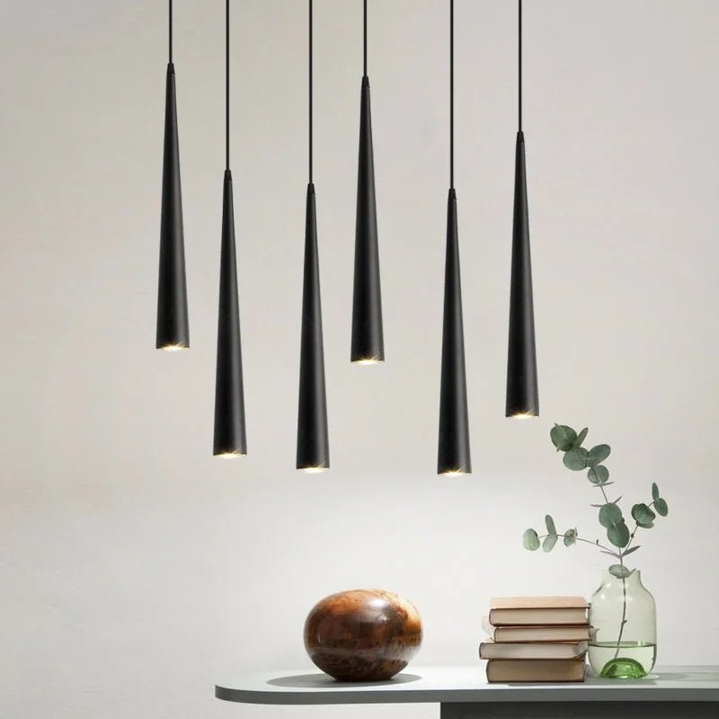 Dimmable Brushed Stainless Cone LED Pendant Light - Decorbites