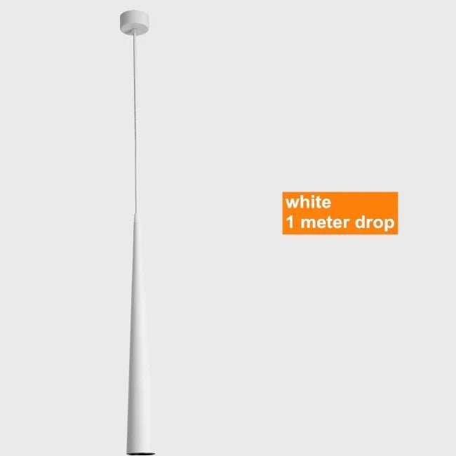 Dimmable Brushed Stainless Cone LED Pendant Light - Decorbites