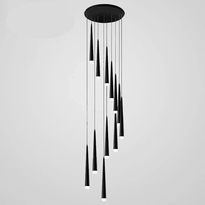 Dimmable Brushed Stainless Cone LED Pendant Light - Decorbites