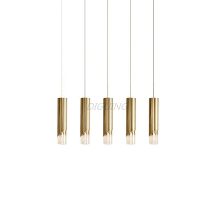 Dimmable Gold and Black Aluminum LED Pendant Light - Decorbites
