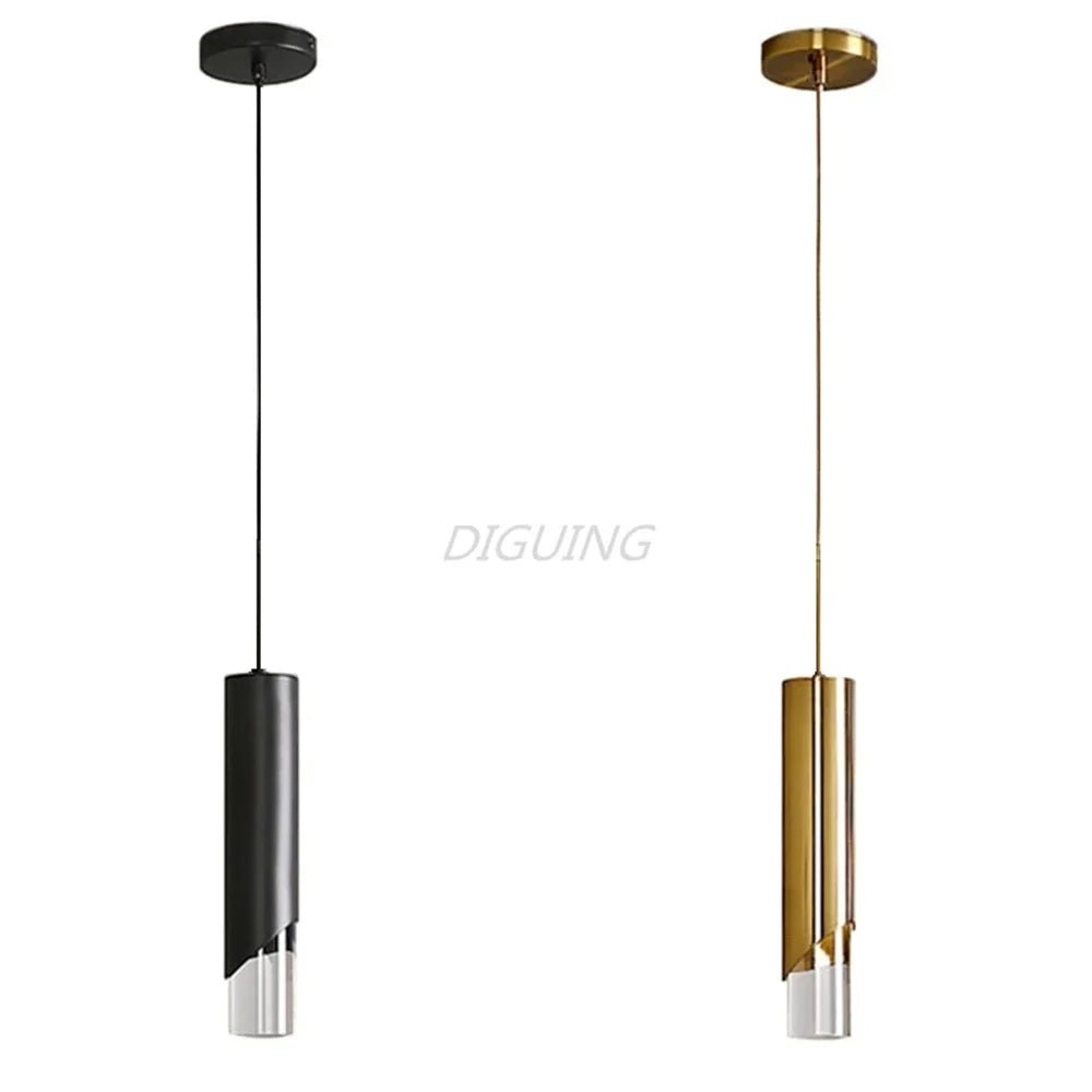 Dimmable Gold and Black Aluminum LED Pendant Light - Decorbites