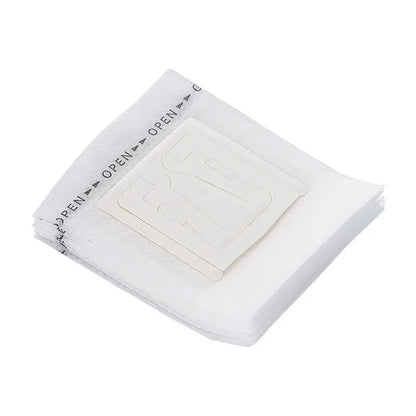 Disposable white paper coffee filter cup with molded plastic insert and open instructions for filter cup drip use