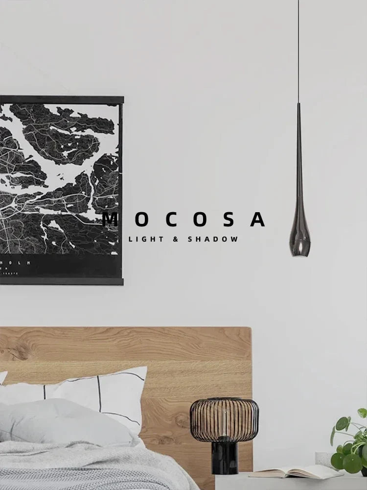 Droplet Aluminum Pendant Light With Remote Dimming - Decorbites