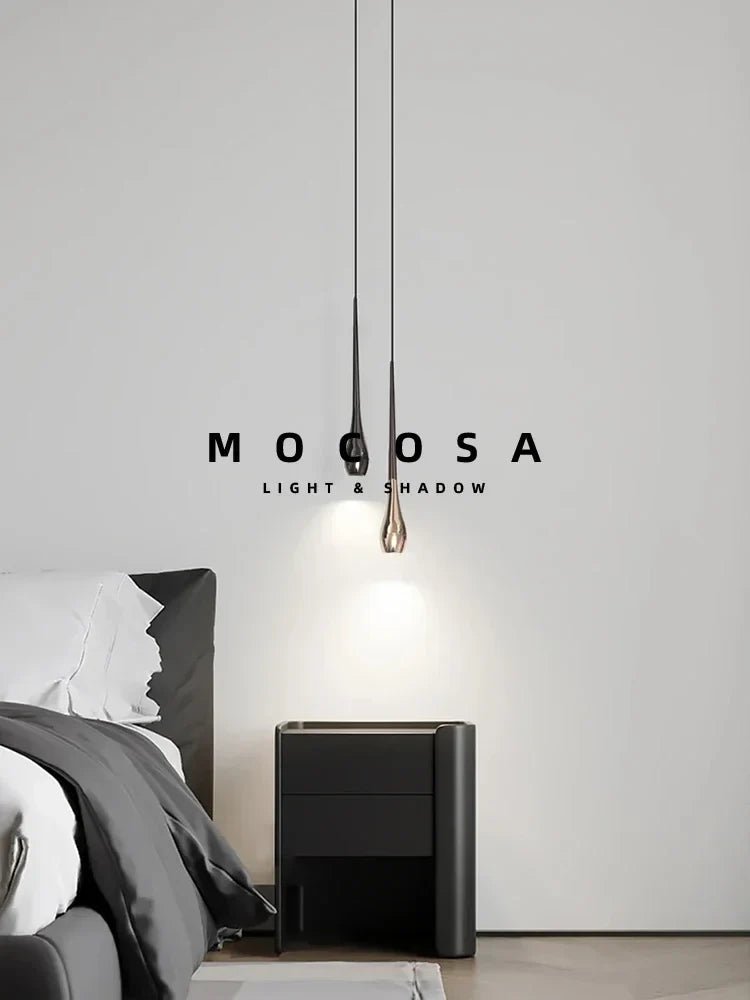 Droplet Aluminum Pendant Light With Remote Dimming - Decorbites