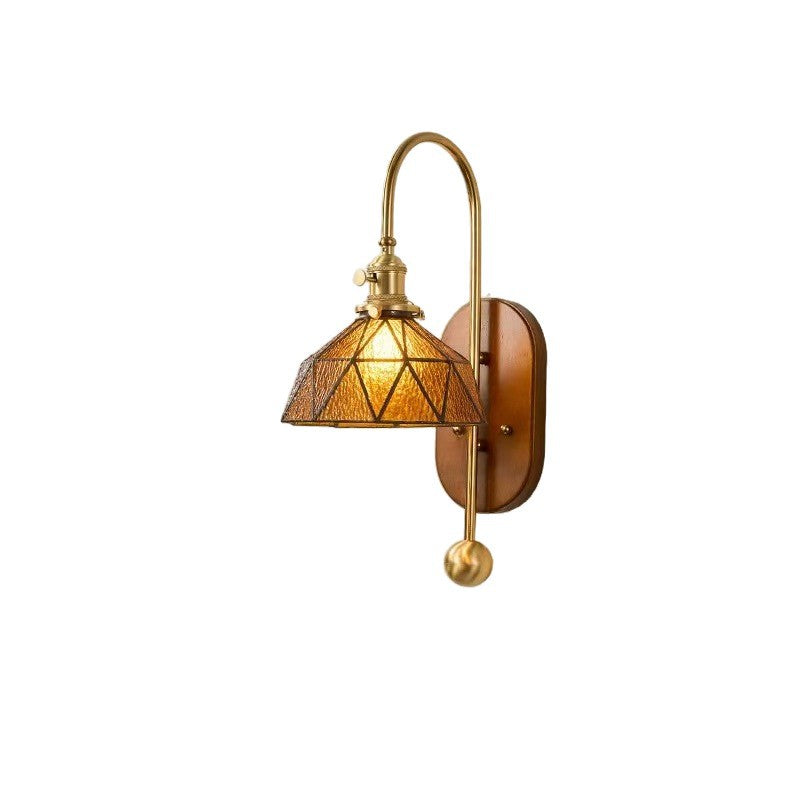 Brass Bedside Wall Lamp