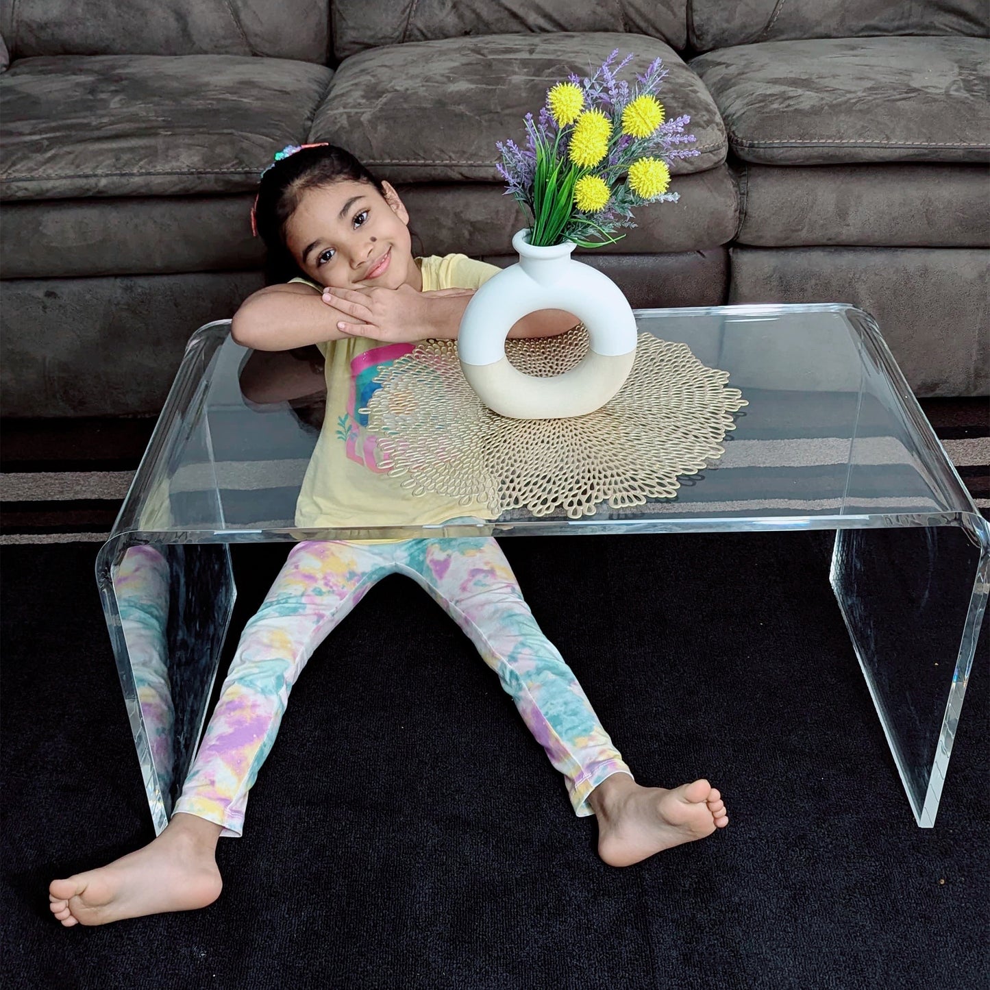 0.6" Thick Acrylic Coffee Table