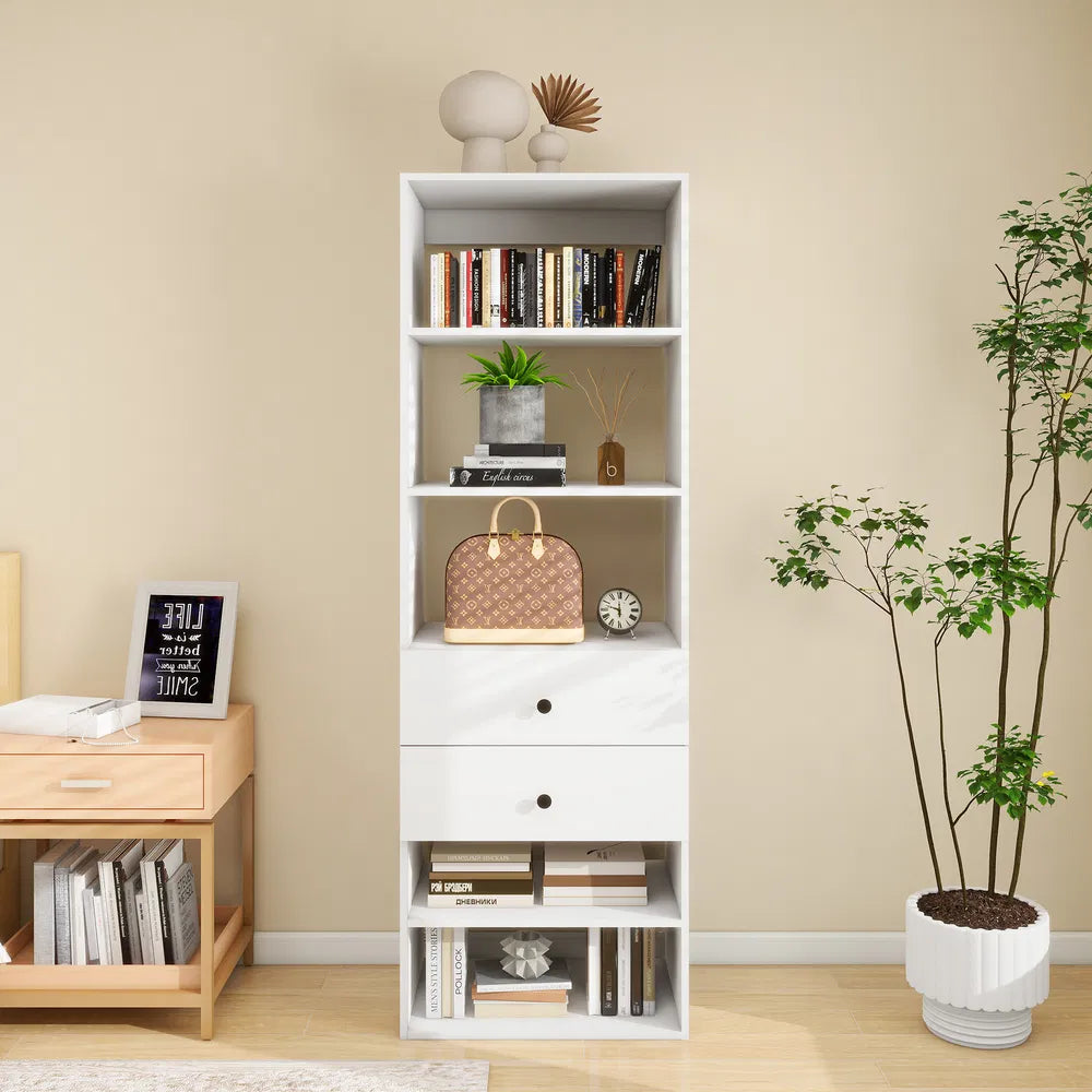 White Modular Closet System