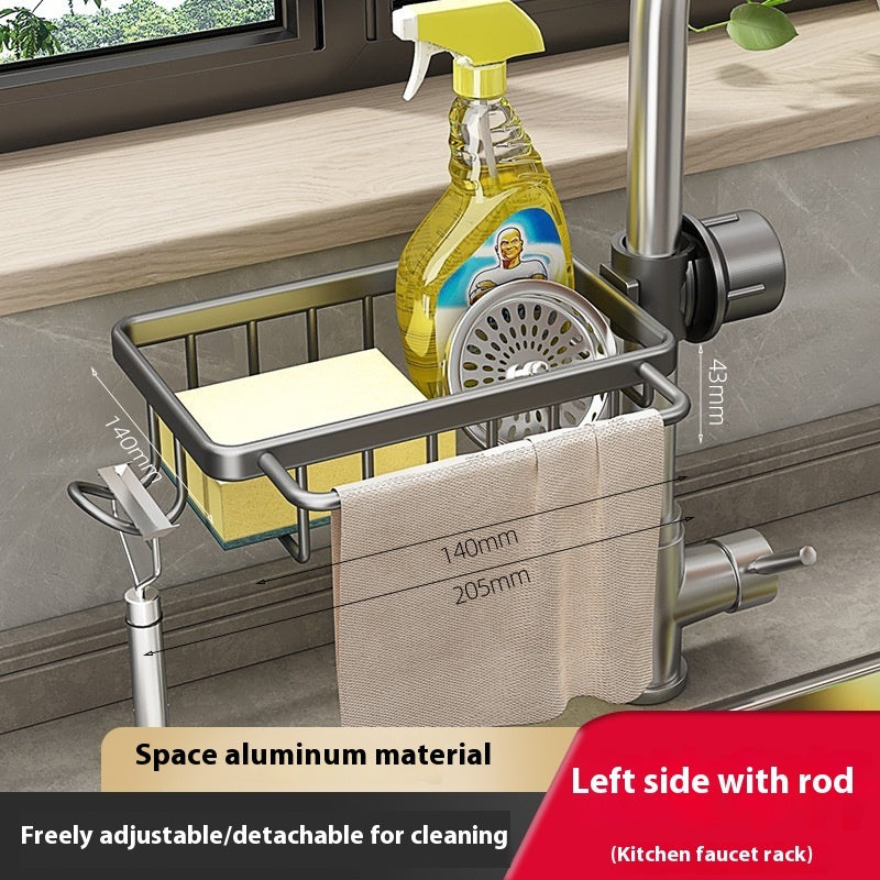 Kitchen Faucet Scullery Multifunctional Storage Rack