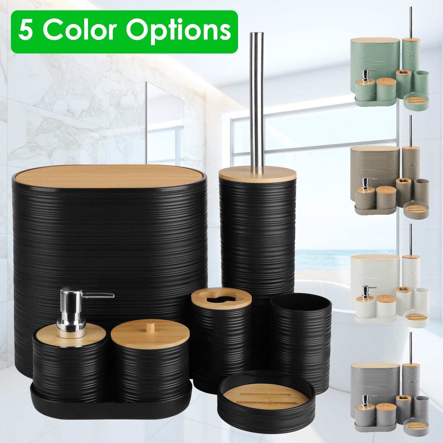 Modern Bathroom Accessories Set