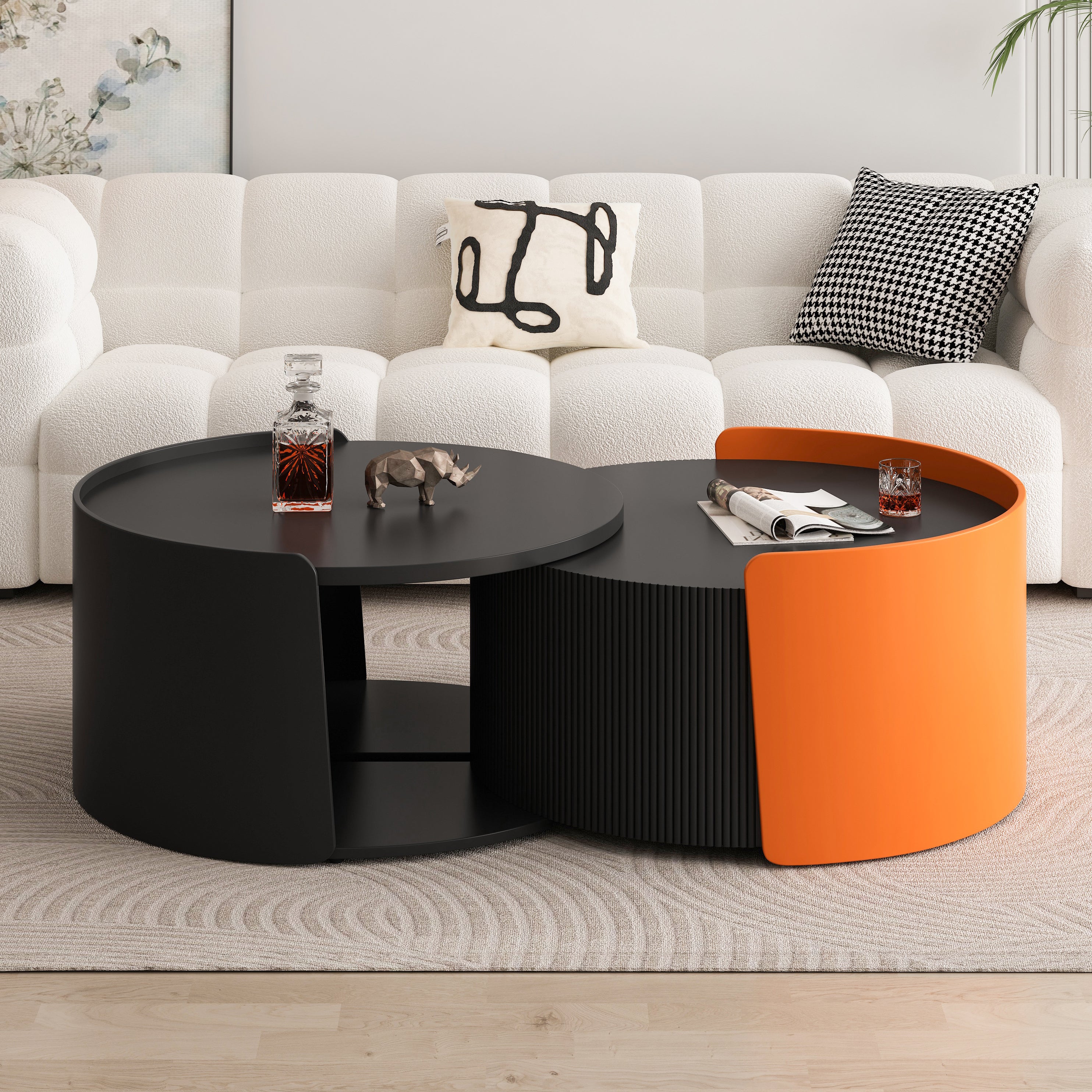 Black Round Nesting Tables