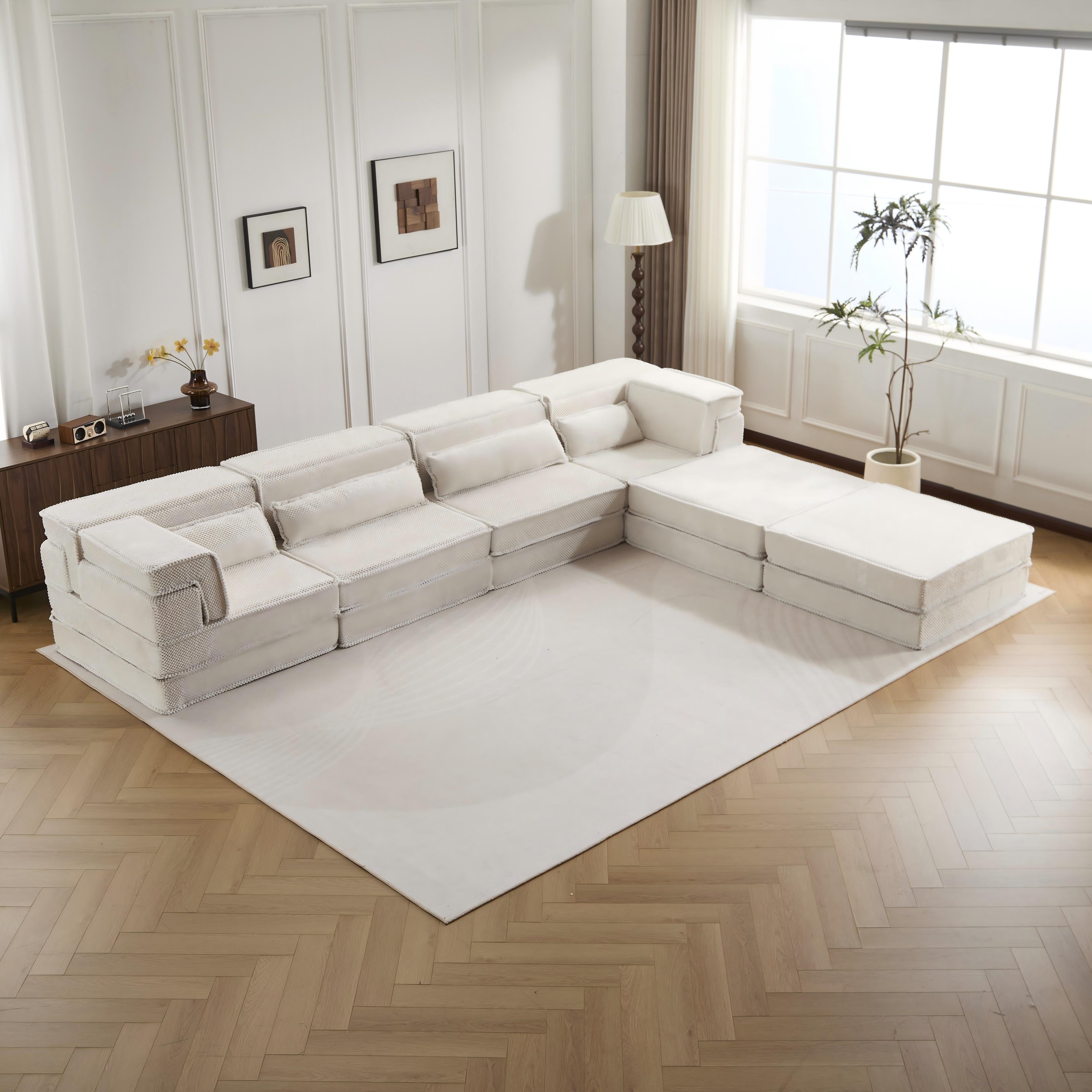 White Sectional Sofa