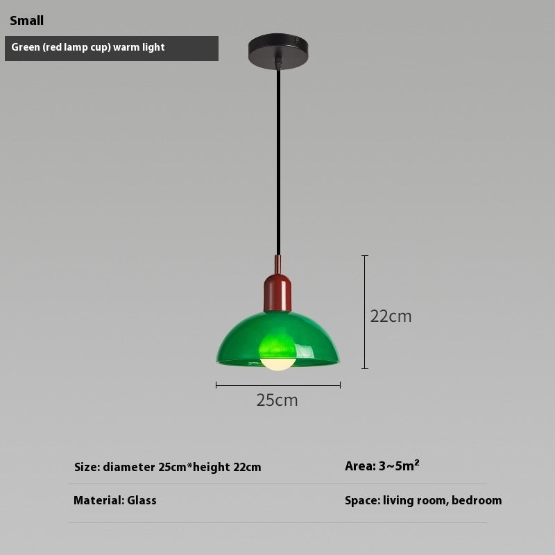 Antique Chandelier Restaurant Simple Modern Bauhaus Creative Glass Retro