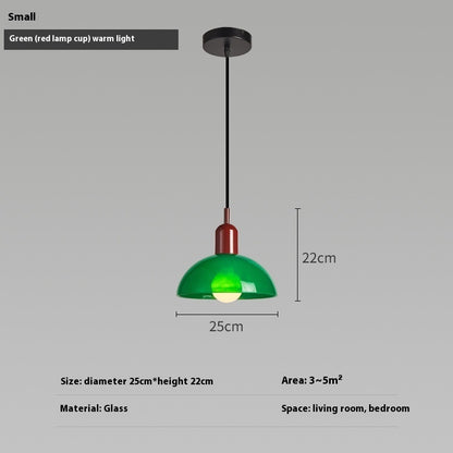 Antique Chandelier Restaurant Simple Modern Bauhaus Creative Glass Retro