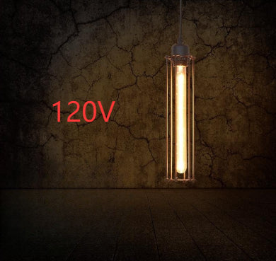 Retro Industrial Style Chandelier Creative Personalized Decoration Lamps Clothing Store Bar Restaurant Flute Three-end Ceiling Lamp