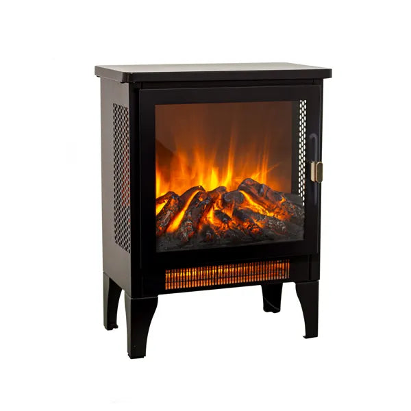 Black Freestanding Electric Fireplace