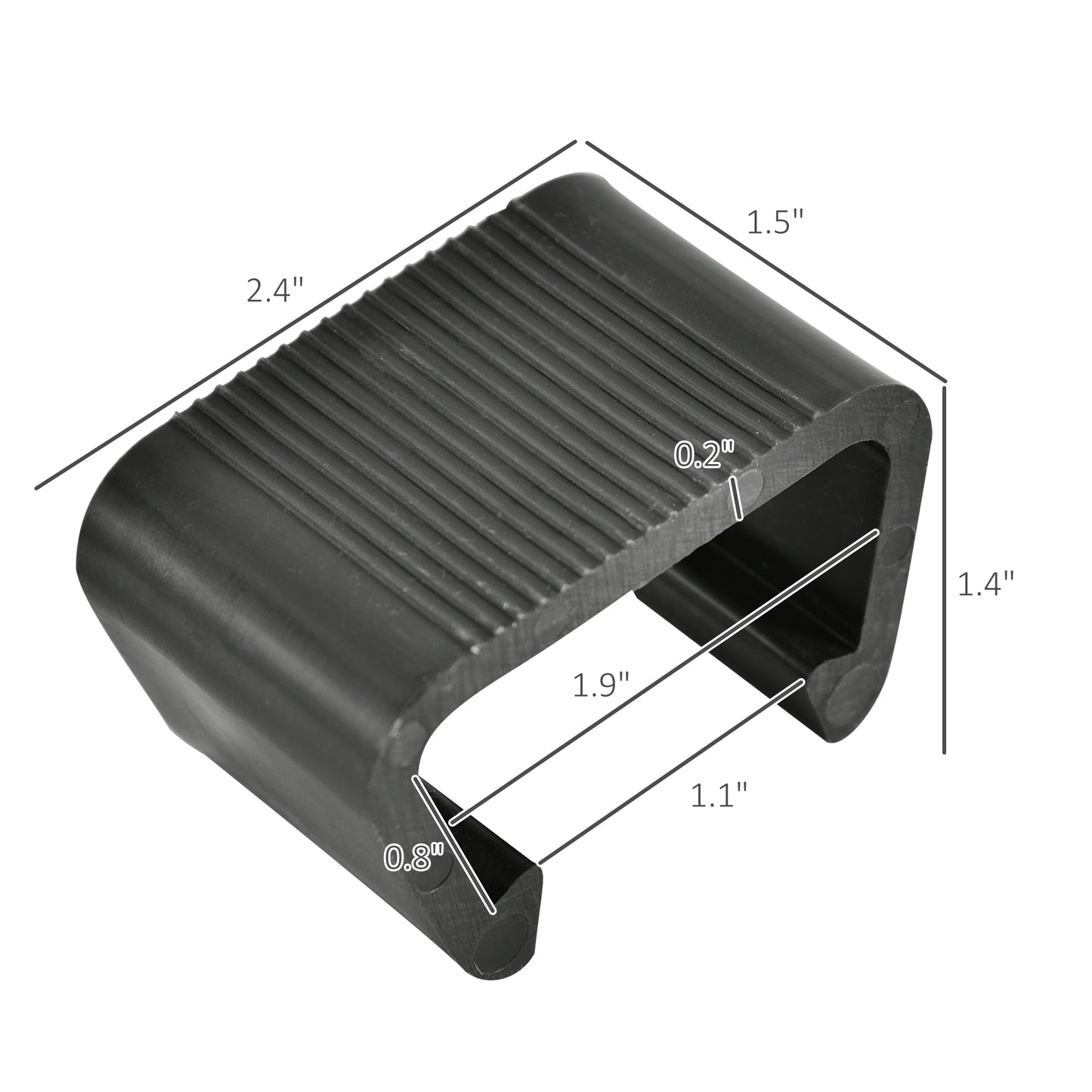 Furniture Clips, Outdoor Sectional Couch Connectors, Wicker Furniture/Chair Clamps for a Module Patio Sofa, Set of 10