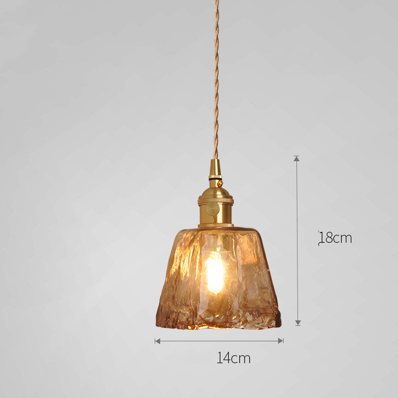 Cafe Brass Glass Chandelier