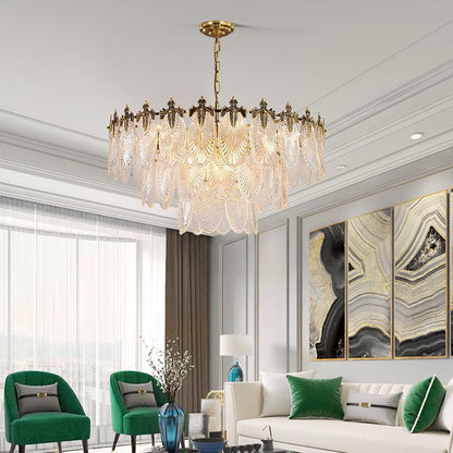 Glass Chandelier Living Room Simple Creative Bedroom Chandelier