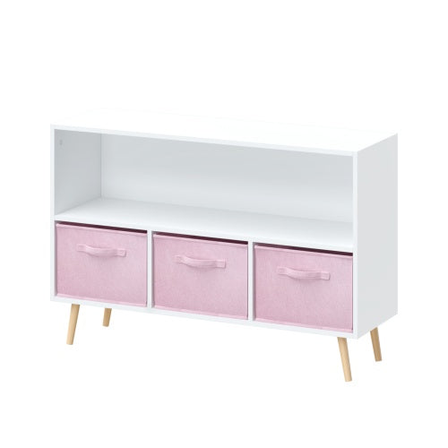Pink Fabric Kids Bookshelf