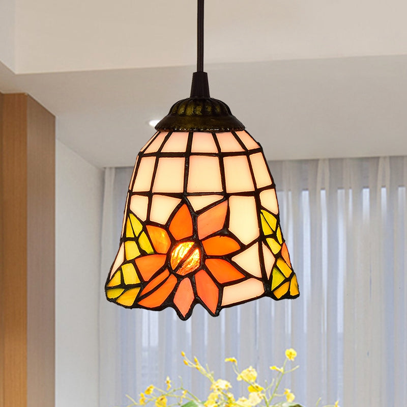American Stained Glass Chandelier