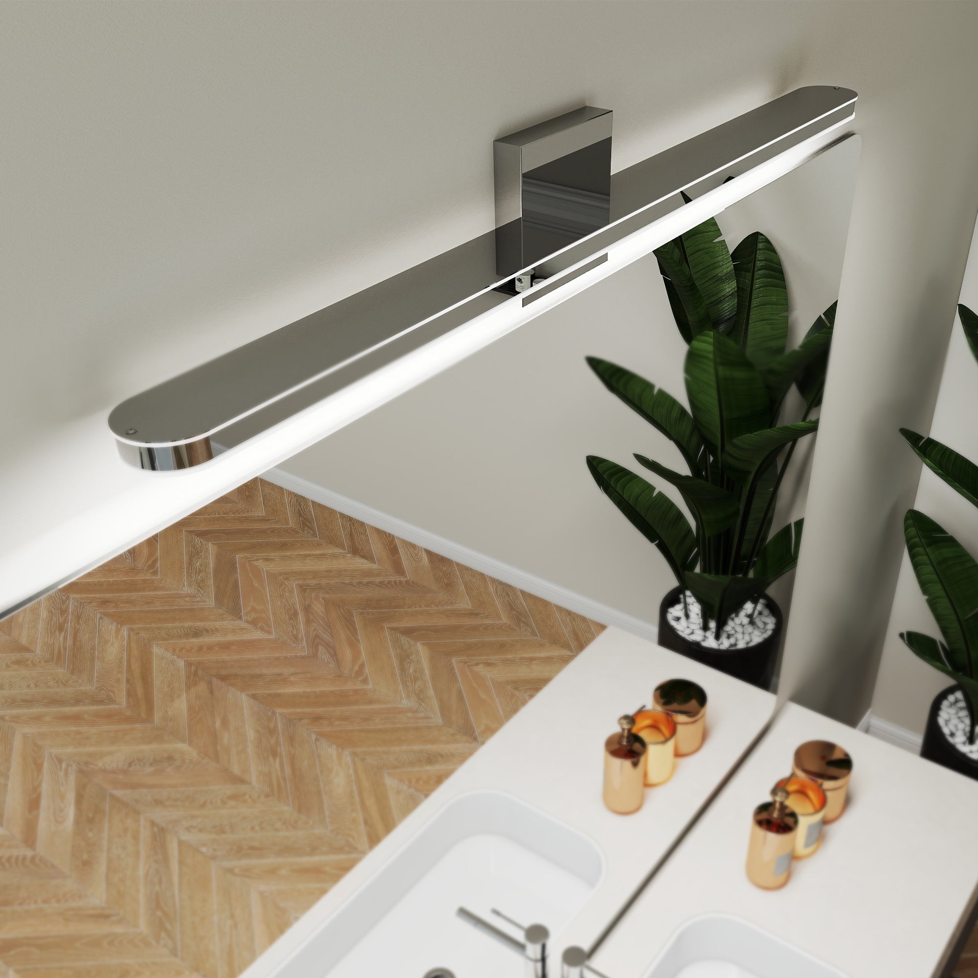 Chrome 32-Inch 16W LED Vanity Light
