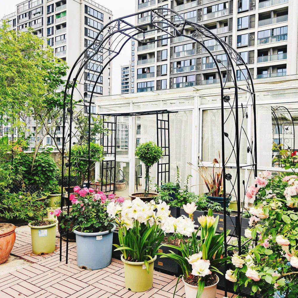 Tall Metal Garden Arbor