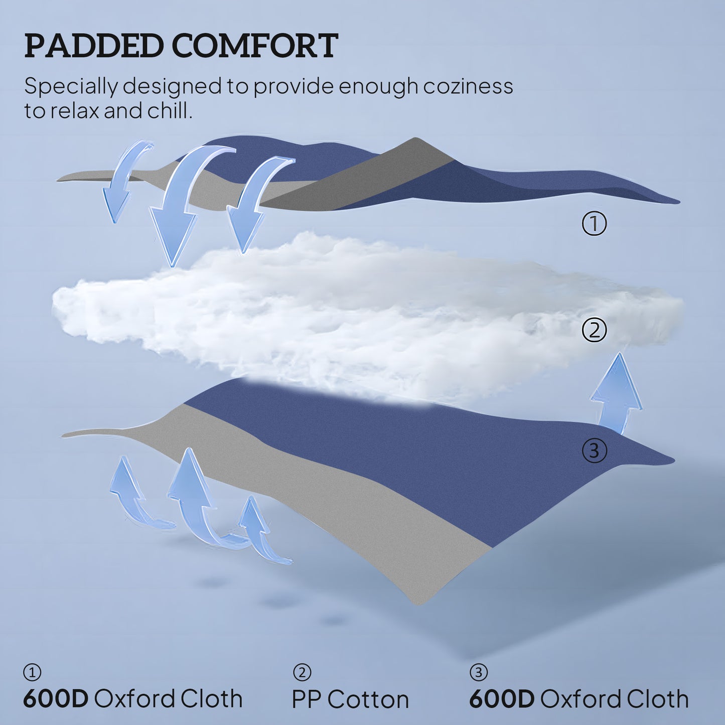 Outdoor Rocking Chairs Set of 2