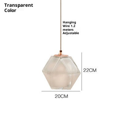 Nordic Modern Minimalist Creative Glass Chandelier