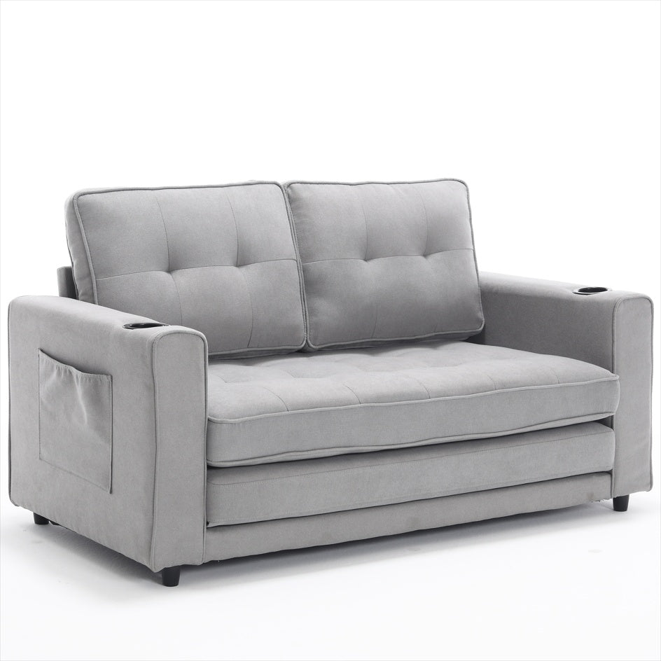 Modern Tufted Futon Sofa