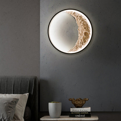 Living Room Bedroom Moon Wall Lamp Background Wall Decorative Lamp