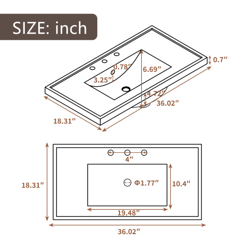 Gray Solid Vanity Cabinet